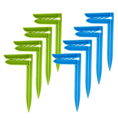 Κλίπ Άμμου για Πετσέτα Παραλίας σετ=4τεμ 15x7.5cm SummerTiempo 623066