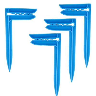 Κλίπ Άμμου για Πετσέτα Παραλίας σετ=4τεμ 15x7.5cm SummerTiempo 623066