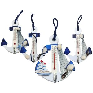 42-3104 Άγκυρα με Θερμόμετρο Κρεμάστρα 12x10cm SummerTiempo 623124