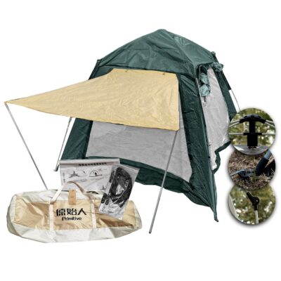 Σκηνή Αυτόματη 4+ Ατόμων 2,4x2,4x1,8m SummerTiempo 623179