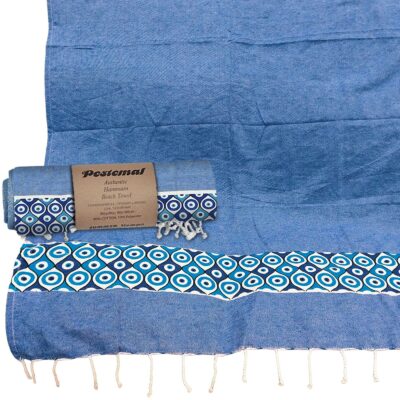 Πετσέτα Θαλάσσης Pestemal Μικρά Ματάκια ~280g 90x180cm SummerTiempo 623187