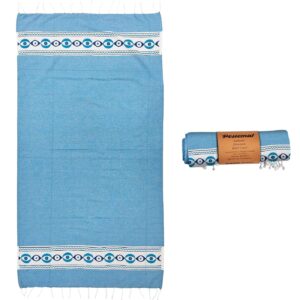 Πετσέτα Θαλάσσης Pestemal Ματάκια σε Σειρά ~280g 90x180cm SummerTiempo 623188