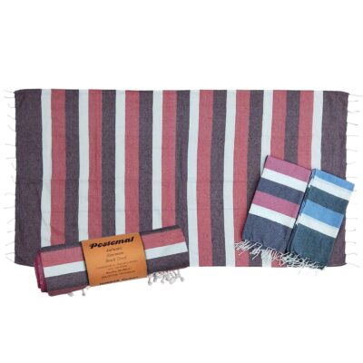 Πετσέτα Θαλάσσης Pestemal Ριγέ ~280g 90x180cm SummerTiempo 623192