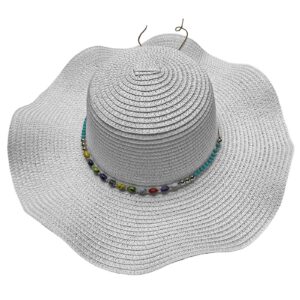 Καπέλο Ψαθόχαρτο Μπλε Πετράδια ø40cm SummerTiempo 623346