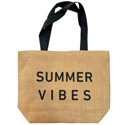 Τσάντα Παραλίας Ψαθόχαρτο 50x35x14cm SummerTiempo 623367