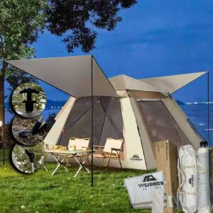 42-3362 Σκηνή Αυτόματη 3-4 Ατόμων 2,1x2,1x1,4m SummerTiempo 623382