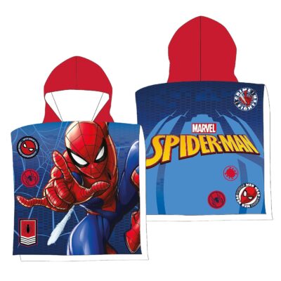 Πετσέτα Θαλάσσης Ποντσο Microfiber Spiderman 100x50cm Spiderman