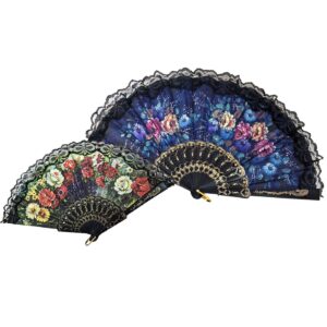 42-415 Βεντάλια Δαντέλα Φλοράλ 23cm SummerTiempo 62435