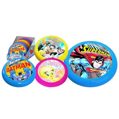 Φρίσμπι Tweety, Looney Tunes, Superman, Batman ø23cm Warner Bros WB-1005-MIX
