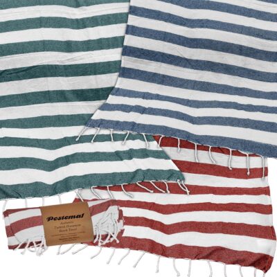 Πετσέτα Θαλάσσης Pestemal Ριγέ ~280g 90x180cm SummerTiempo 62841