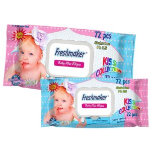 Υγρά Μωρομάντηλα Freshmaker με Καπάκι πακ=72τεμ  4teen4ty 25136