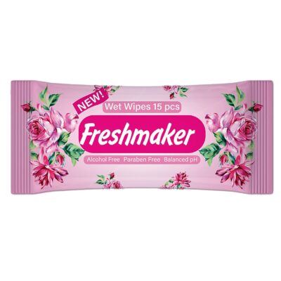 Υγρά Μαντηλάκια Freshmaker Flower πακ=15τεμ  4teen4ty 25137