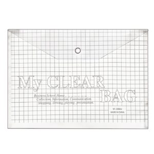 Φάκελος Κουμπί Διάφανος FC 25x35cm JustNote 701110