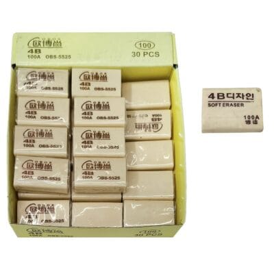 Γόμα Ορθογώνια Μπεζ 3x2x1cm JustNote 702094