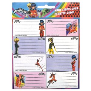 50-3034 Ετικέτες Miraculous σετ=2φυλλα 16 Ετικέτες 15x20cm Gim