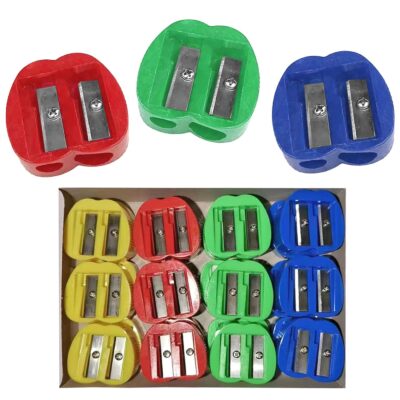 Ξύστρα Πλαστική Διπλή 3,5x3x1,5cm JustNote 703194