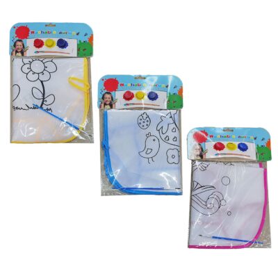 Ποδιά Ζωγραφικής diy με Νερομπογιές 47x37cm JustNote 703221
