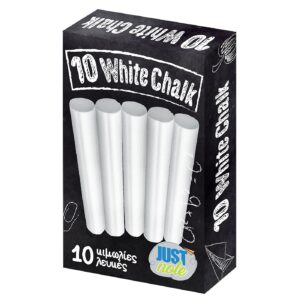 50-3218 Κιμωλία Λευκή πακ=10 τεμ JustNote 703238