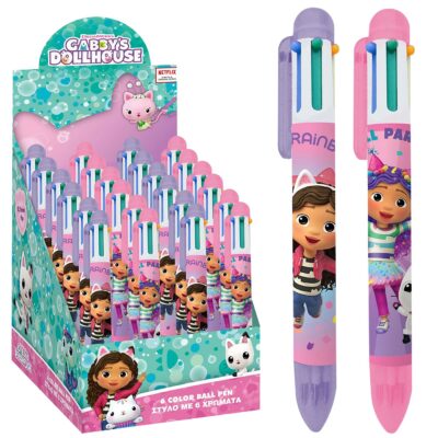 Στυλό 6 Χρωμάτων Gabbys Dollhouse  Gabbys Dollhouse 000574053