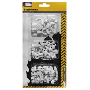 50-3355 Στερεωτικά Καρφάκια Καλωδίων (Ρόκα) σετ=100τεμ JustNote 703375