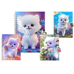 50-3365 Σημειωματάριο με Λουκέτο Σκυλάκι 13x18cm JustNote 703385