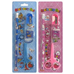 50-3424 Σχολικό σετ=5τεμ Σχέδιο Ζωάκια 24x8cm JustNote 703444