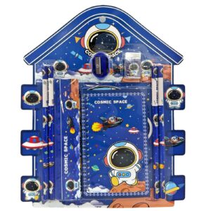 50-3427 Σχολικό σετ=8τεμ Αστροναύτης με Μπλοκ 27x22cm JustNote 703447