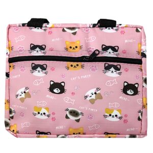 Ισοθερμικό Τσαντάκι Φαγητού Γάτες. Με 2 Θήκες 22x19x12cm JustNote 703601