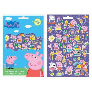 Μπλοκ με 300 Αυτοκόλλητα Peppa pig 21,5x14,5cm Peppa 000482403