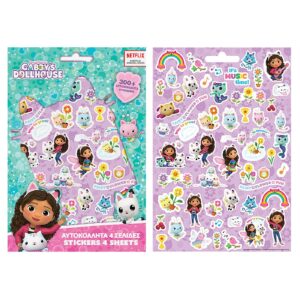 Μπλοκ με 300 Αυτοκόλλητα Gabbys 21,5x14,5cm Gabbys Dollhouse 000574073