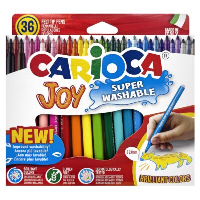 Μαρκαδόροι Carioca joy 2,8mm σετ=36χρωματα  Carioca 40616