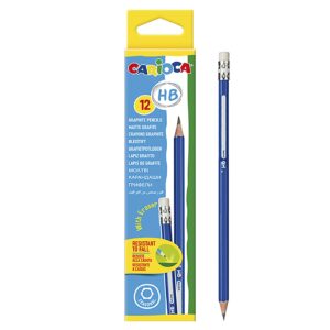 Μολύβια Carioca HB Γόμας πακ=12τεμ Νο:ΗΒ Carioca 42797