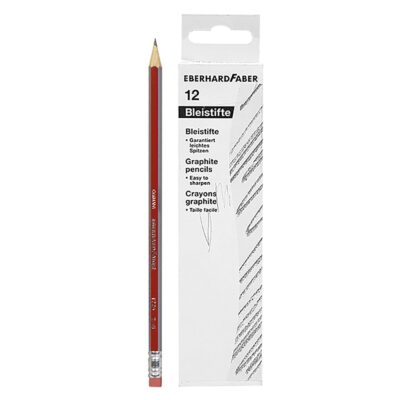 Μολύβι Ριγέ Γόμας No2=b πακ=12τεμ Νο:2=Β Faber 5126-01