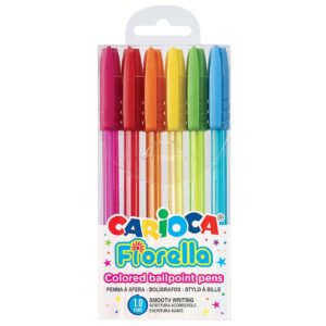 60-702 Στυλό Carioca Fiorella 6 Χρώματα Ballpoint 1.0mm Carioca 42774