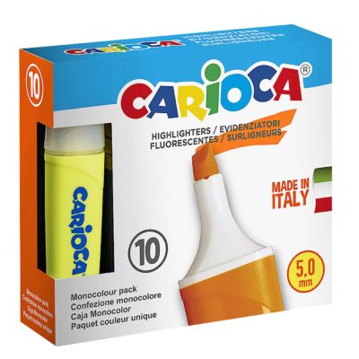 Μαρκαδόρος Υπογραμμίσεως Carioca 10 τεμ  Carioca 42875/34