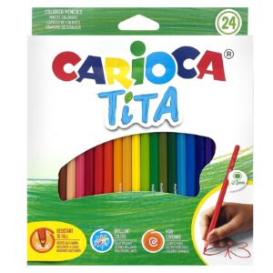 Ξυλομπογιά Οικολογική Carioca Τιτα σετ=24 Χρώματα  Carioca 42794