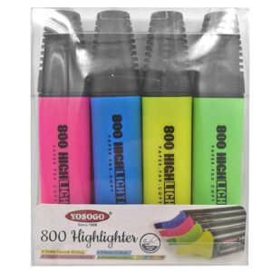 60-759 Μαρκαδόροι Υπογραμμίσεως 4 Χρώματα JustNote 80779