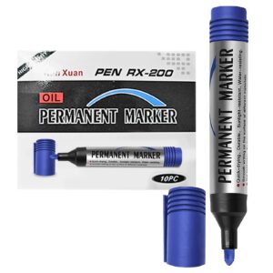 Μαρκαδόρος Ανεξίτηλος Μπλε 12,5x1,8cm JustNote 80853