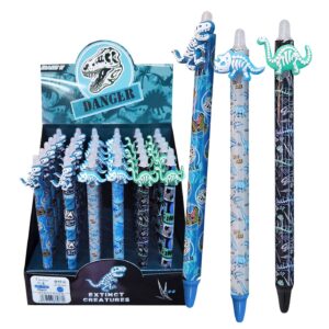 Μαγικό Στυλό Κουμπί με Γόμα Δεινόσαυροι 14,5cm JustNote 80889