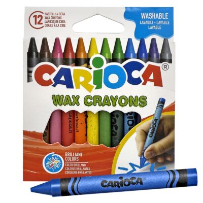 Κηρομπογιά Carioca σετ=12χρωμ.  Carioca 42365