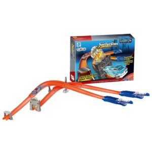 68-726 Διπλή Τροχιά Αυτοκινήτου με Εκτοξευτήρα 42x31x6cm ToyMarkt 88746