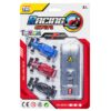 Σετ 3 Φόρμουλες Free Wheels με Εκτοξευτήρα 17x25x2cm ToyMarkt 88765