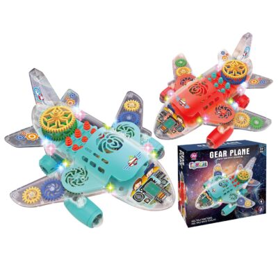 Αεροπλανάκι Μπαταρίας Διάφανο 20x18x9cm ToyMarkt 88771