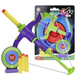 68-826 Τόξο Μίνι Στόχος Βελάκια σε Καρτέλα 19x26cm ToyMarkt 88846