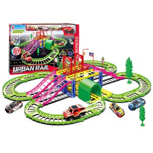 68-846 Αυτοκινητόδρομος με Γέφυρα Urban Rail 43x28x7cm ToyMarkt 88866