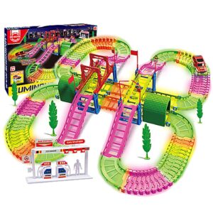 68-847 Αυτοκινητόδρομος Φωσφορίζει με Γέφυρα Luminous Rail 39x27x7cm ToyMarkt 88867