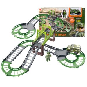 68-867 Αυτοκινητόδρομος Μεσαίος Στρατιωτικός με Γέφυρα Μπαταρίας 34x23x6cm ToyMarkt 88887