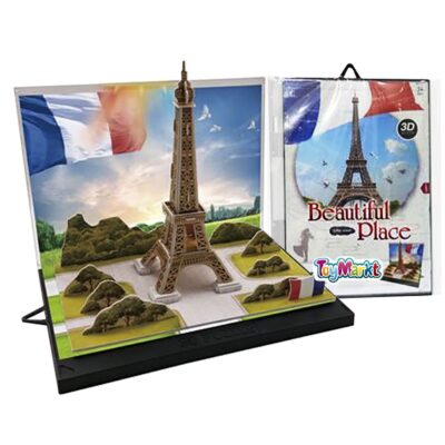 Μικρό Παζλ 3d Πύργος Άιφελ 23 τεμ 23x16cm ToyMarkt 891561