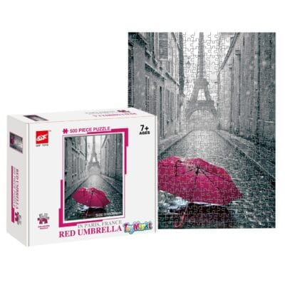 Παζλ 500 τεμ red Umbrella στο Παρίσι 23x18x5cm ToyMarkt 891780