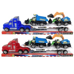 Νταλίκα Friction & 2 Free Wheels Δομικά Στην Καρότσα 48x13x7cm ToyMarkt 902060